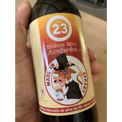 Bière bio ambrée "La 23" 33cl